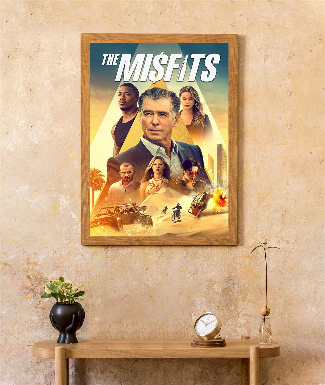 The Misfits Movie Poster Seidentuch Kunstdruck Dekor Größe Etsy