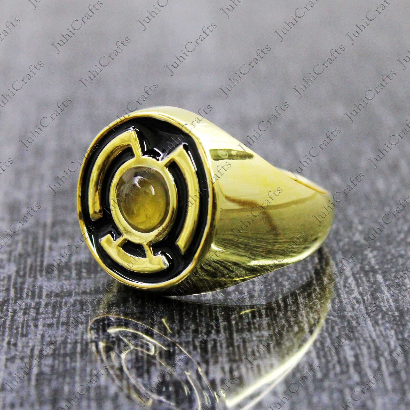 Yellow Lantern Ring Lantern Men's Ring Lantern Jewelry Etsy