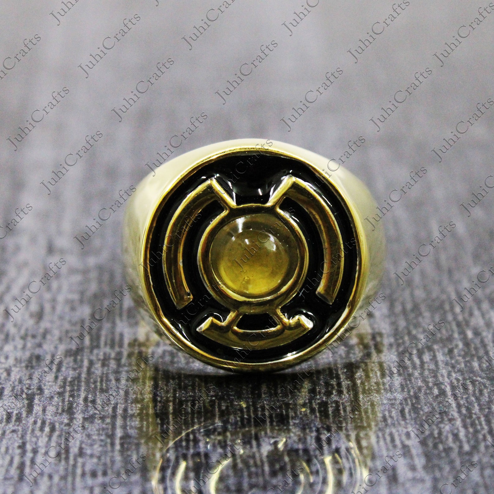 Yellow Lantern Ring Lantern Men's Ring Lantern Jewelry Etsy