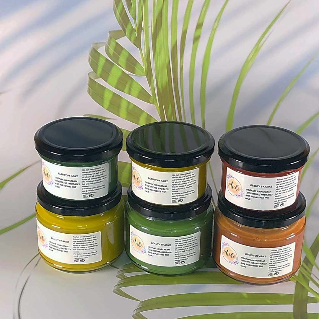 Organic Hair Cream Natural Hair Cream, Pomade, Hair Care, Hair Styling, Hair Cream Etsy