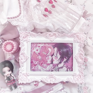 Impresión de arte de fan de Nana y Hachi de 5 x 7 pulgadas kawaii