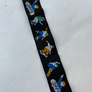 Novelty skateboard trim, Vintage Skateboard theme, B80, 1 yard