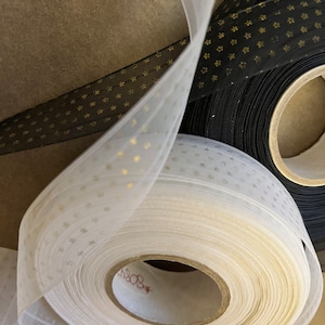 Novelty trim, 5 yards, sheer gift wrapping, favor ribbon, b431