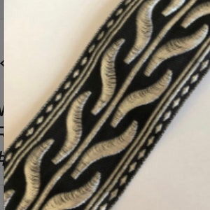 Vintage wheat style embroidered jacquard ribbon, 1.5&quot;wide (278)