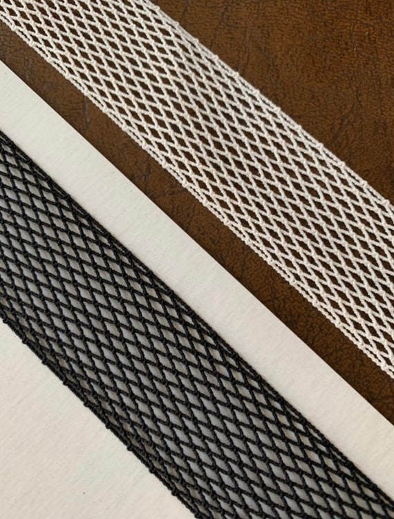 1 3/16" Fish Net Mesh Illusion Elastic Reversible Strecth Trim - Etsy 1 3/16" Fish Net Mesh Illusion Elastic Reversible Strecth Trim - Etsy