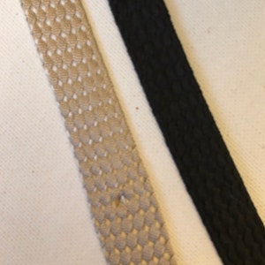 Twill Braid Tape Reversible Herringbone Tape, Reversible Tape, Twill Tape, 1/2&quot; wide, 301
