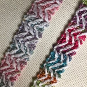 Galon Zig Zag pattern, 2 options, 1 yard, 1/2&quot; wide, 480