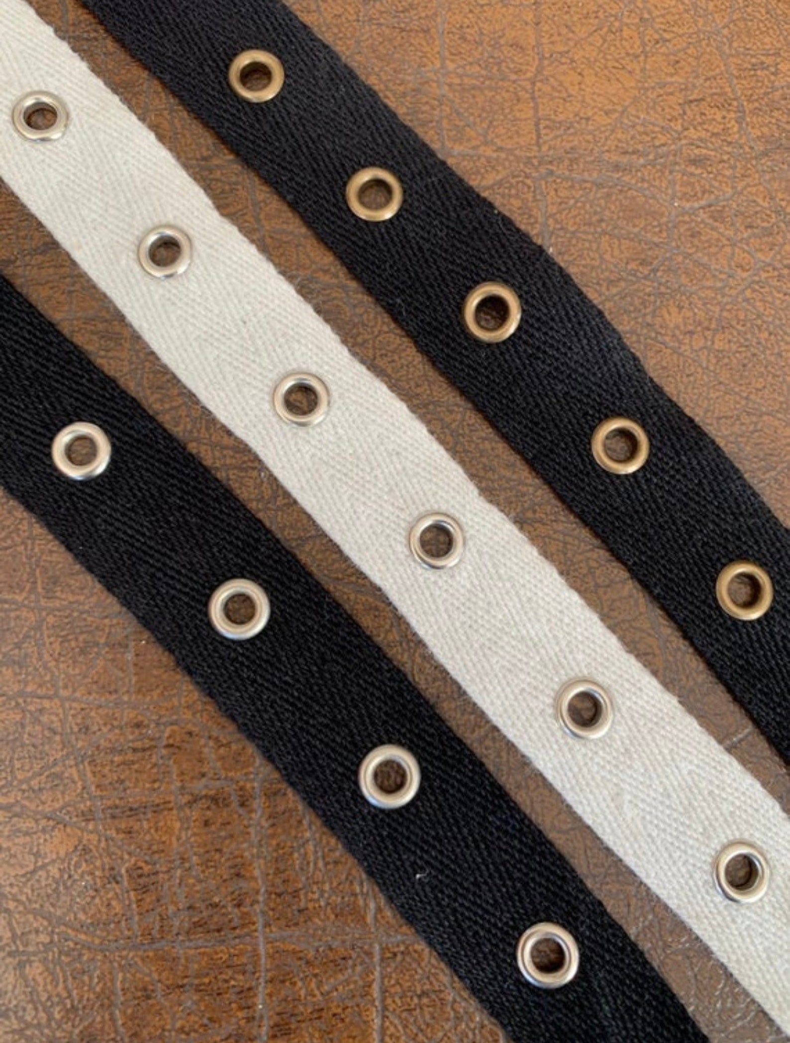 7/8 Grommets on Cotton Tape Studded Grommet Chain Trim Etsy