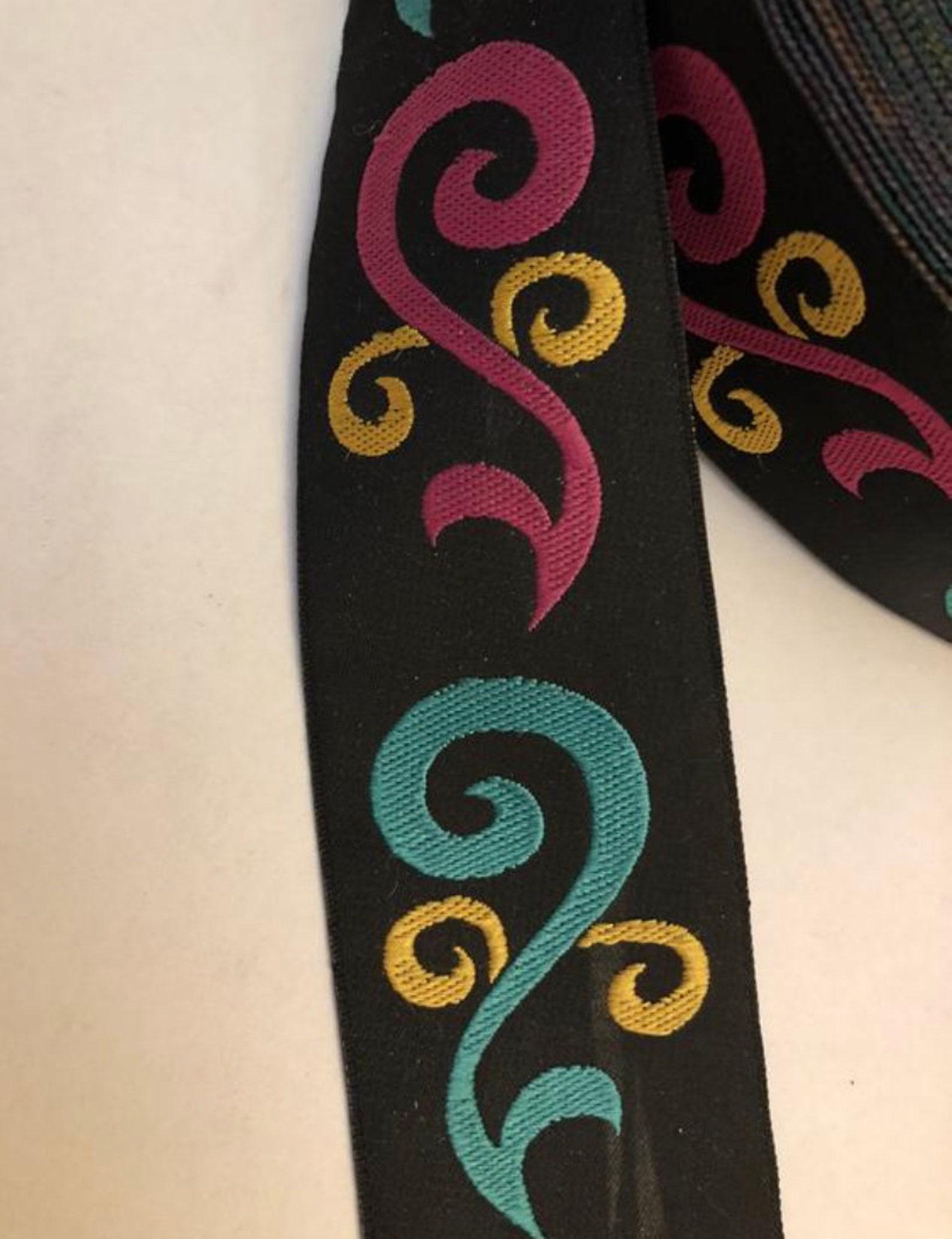 Vintage Novelty Trim Scroll Trim 1 Yard 1.5 Wide Etsy