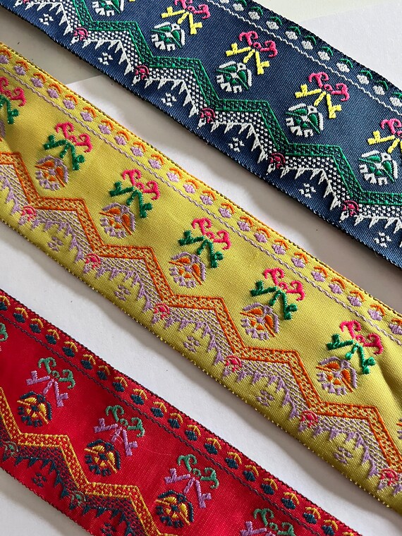 【I AM MARI】Mulian Toile Jacquard Pattern Flare Banding SK Boho Jacquard Series – Levy's Leathers