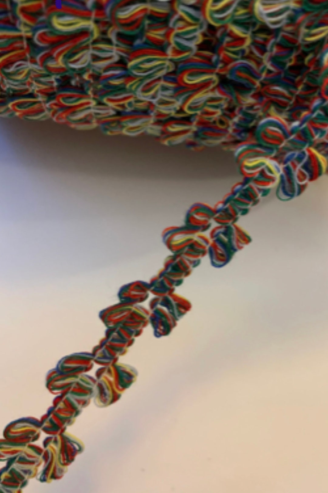 Novelty Looped Knit Crochet Vintage Fringe Trim, Double Edge Looped Trim, 2 Yards, 880 Etsy