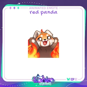Chaos red panda | Animated emote