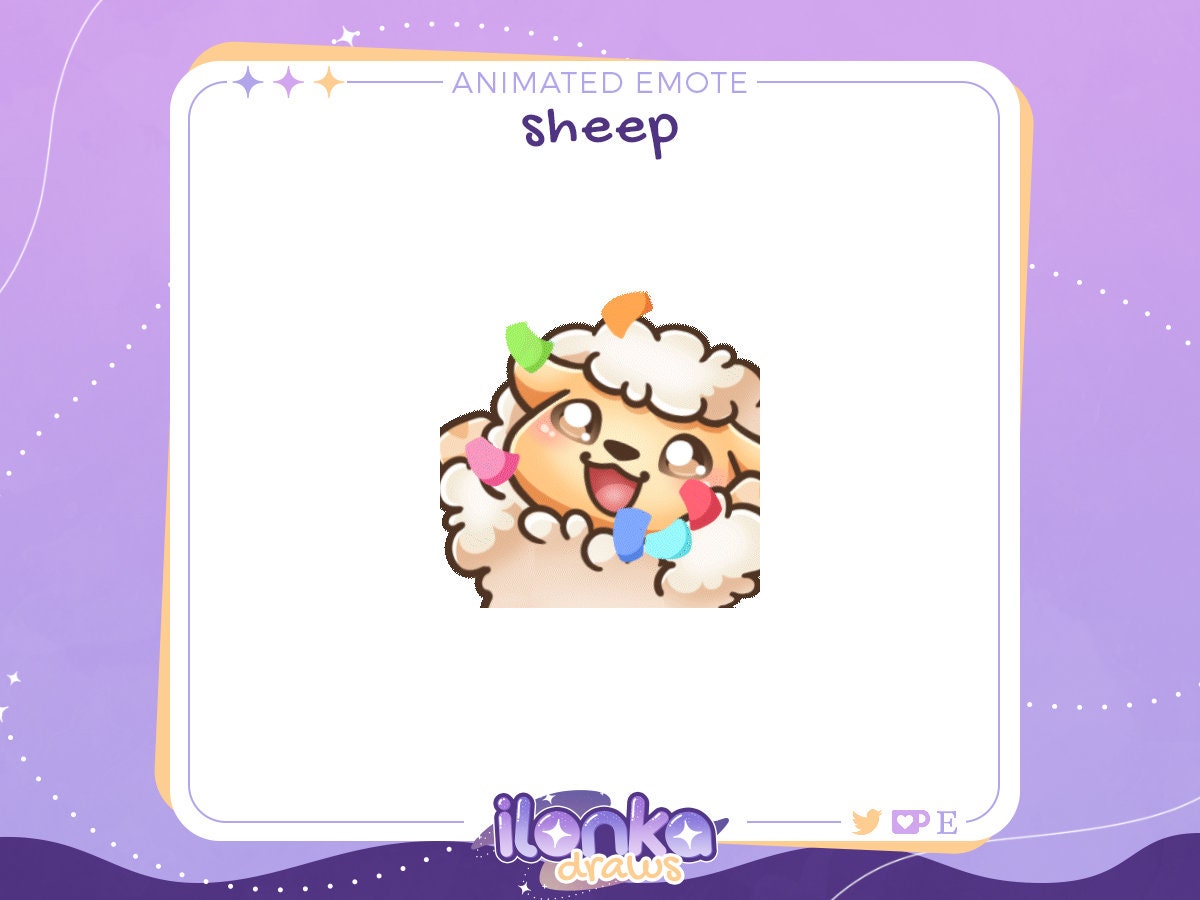 Hype Sheep Twitch/discord Animated Emote - Etsy