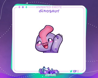 Wave dinosaur | Animated twitch/discord emote