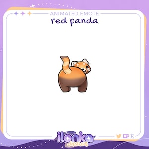 Twerk red panda | Animated emote