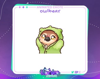 BLANKIES Owlbear | Cute twitch/discord animated emote