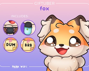 Fox | GIFtuber - Base expression + assets