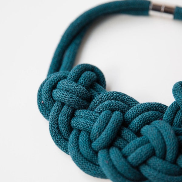 Nautical Knot Macramé Cord Handmade Necklace