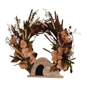 Rustic Boho wooden design, He Has Risen, the stone has rolled away, Easter resurrection, Everyday Celebration
