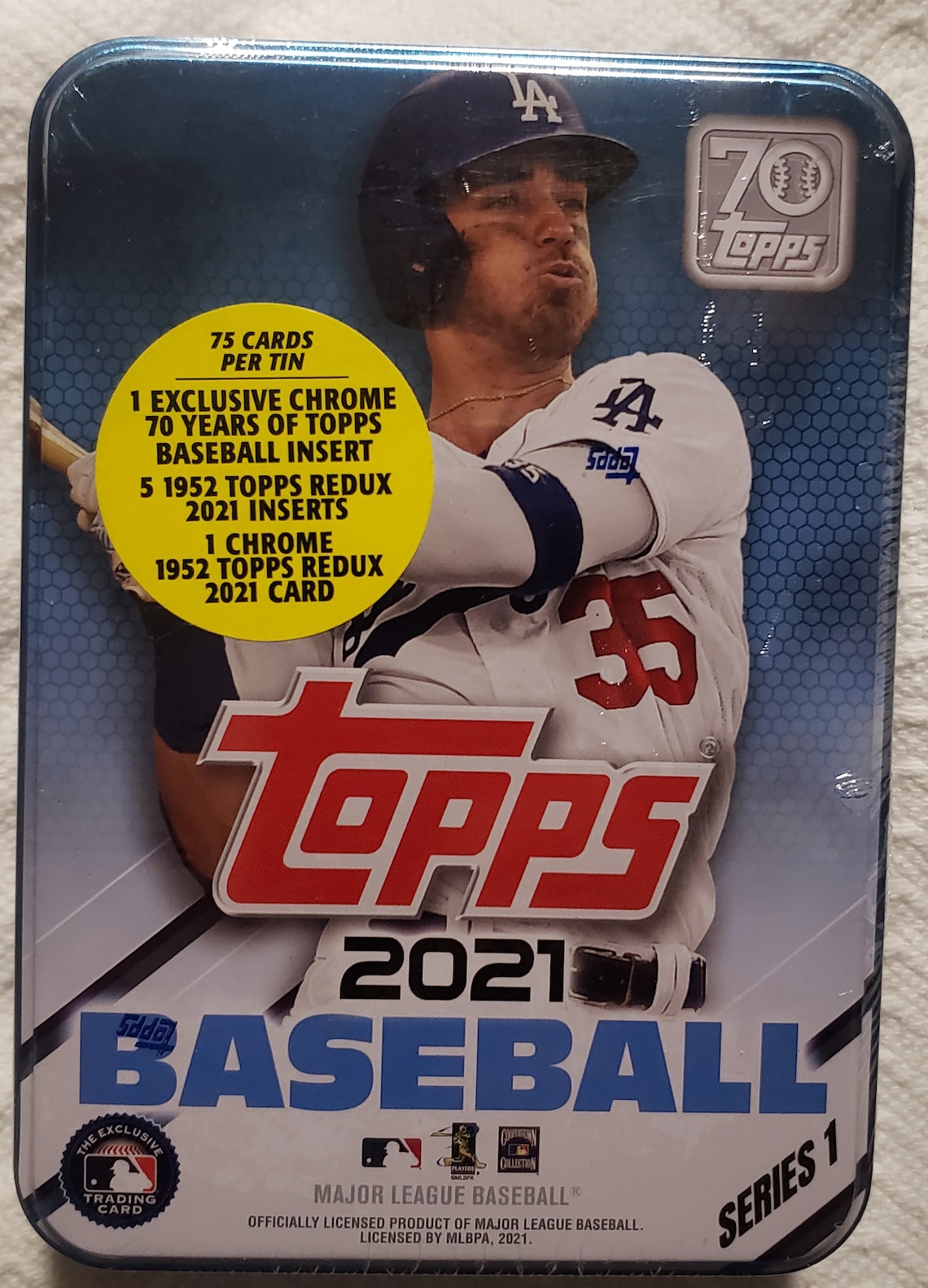 MLB Topps 2021 Serie 1 Béisbol Cody Bellinger Trading Card Tin Etsy