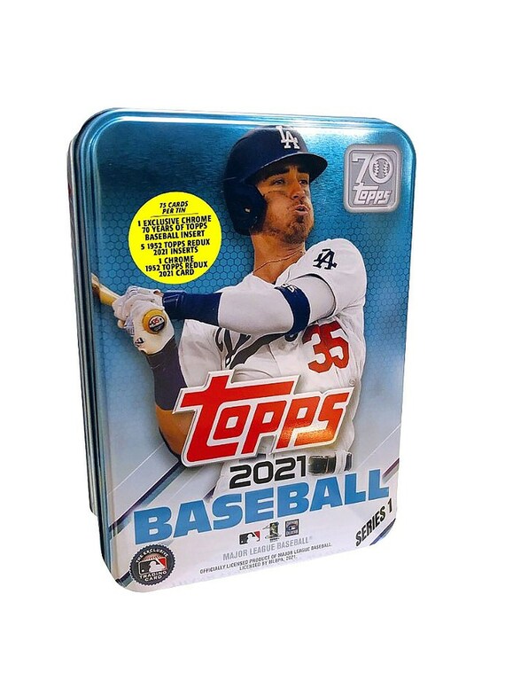 MLB Topps 2021 Serie 1 Béisbol Cody Bellinger Trading Card Tin Etsy