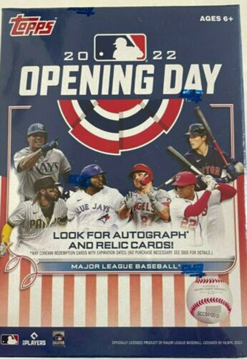 2022 Topps Opening Day Blaster Box Factory Sealed Etsy