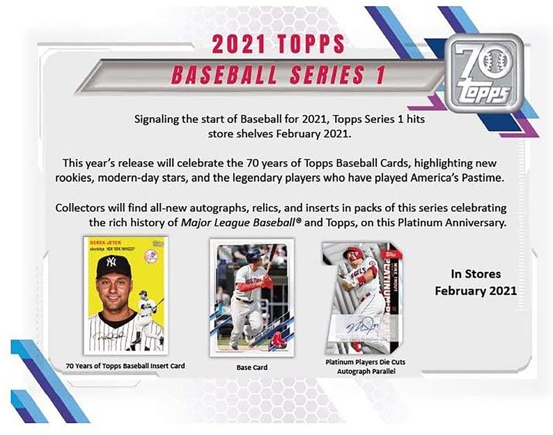 2021 Topps Series One Blaster Box Factory Sealed - Etsy