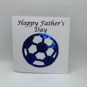 Personalised Father’s Day card, Football Father’s Day card, card for Dad, Card for Husband, Card from kids, Card for Grandad, football fan