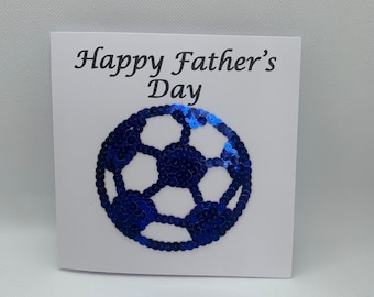 Personalised Father’s Day card, Football Father’s Day card, card for Dad, Card for Husband, Card from kids, Card for Grandad, football fan