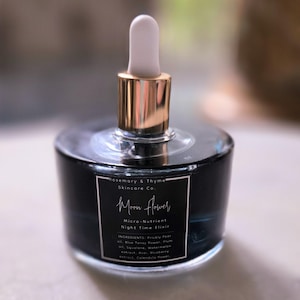 Moon Flower Night Elixir | Liquid Gold Face Oil | Anti-aging Serum | Luxurious Organic Skincare | Vegan image 10