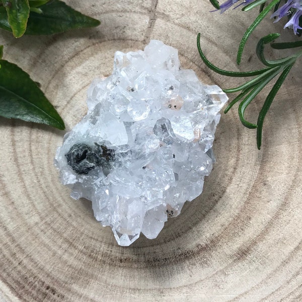 Apophyllite and Stilbite Crystals