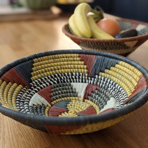Handwoven Ugandan Grass Bowl