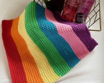 Rainbow Washcloth PDF Pattern