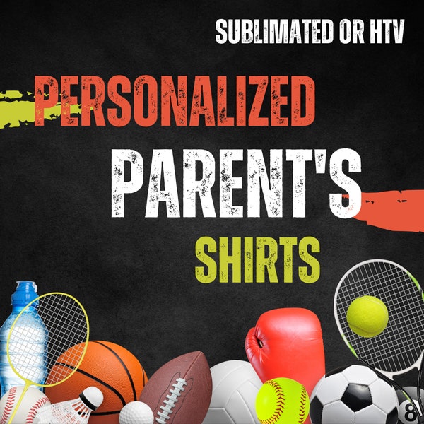 PERSONALISIERTE Eltern Shirt Ausrüstung Sport Teams Softball Mom Baseball Mom Football Mom