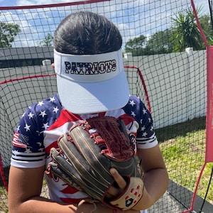 Personalized Sport Visor | Custom Sport Hat | Softball Pickleball Golf Tennis | Parent Gear | Team Gift for Summer Season