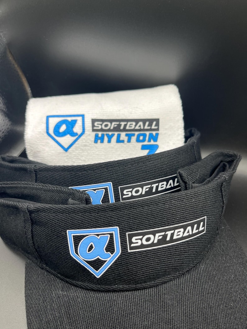 Personalized Sport Visor | Custom Sport Hat | Softball Pickleball Golf Tennis | Parent Gear | Team Gift for Summer Season image 7