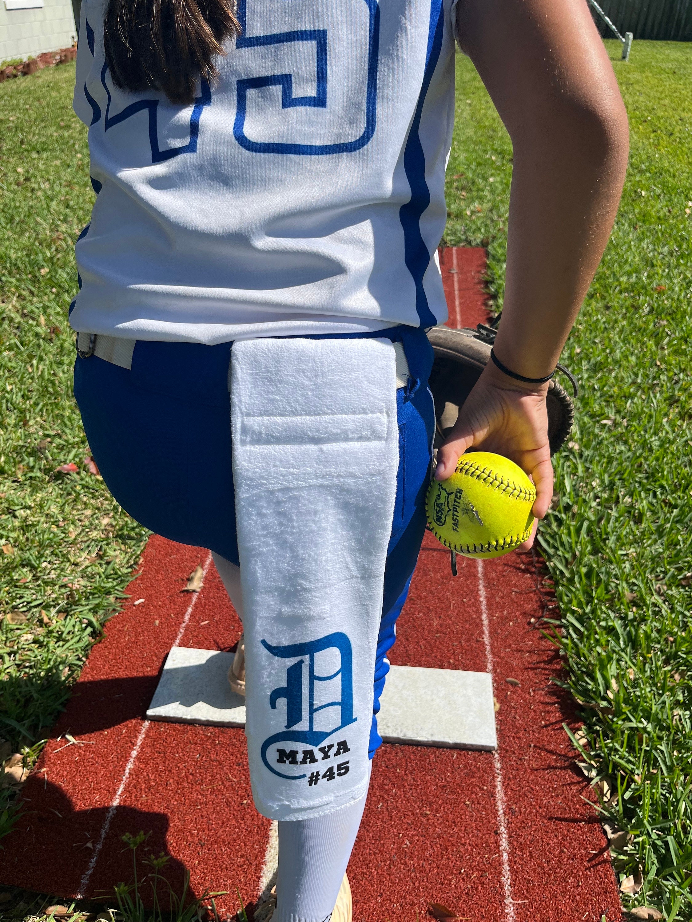 Custom Pitching towel | Sublimated towel for pitcher | Softball Baseball Pitching Towel | Sports towel | Team towel | Towel for pitching