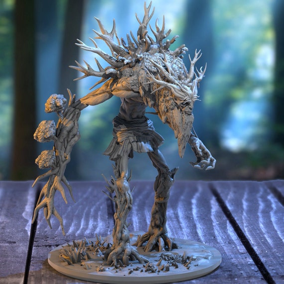 Leshy Slavic God God of the Forest Treant 32mm 28mm - Etsy