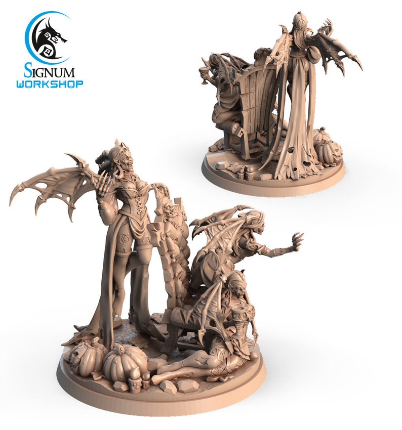 three-vampires-female-vampires-witches-32mm-28mm-fantasy-etsy