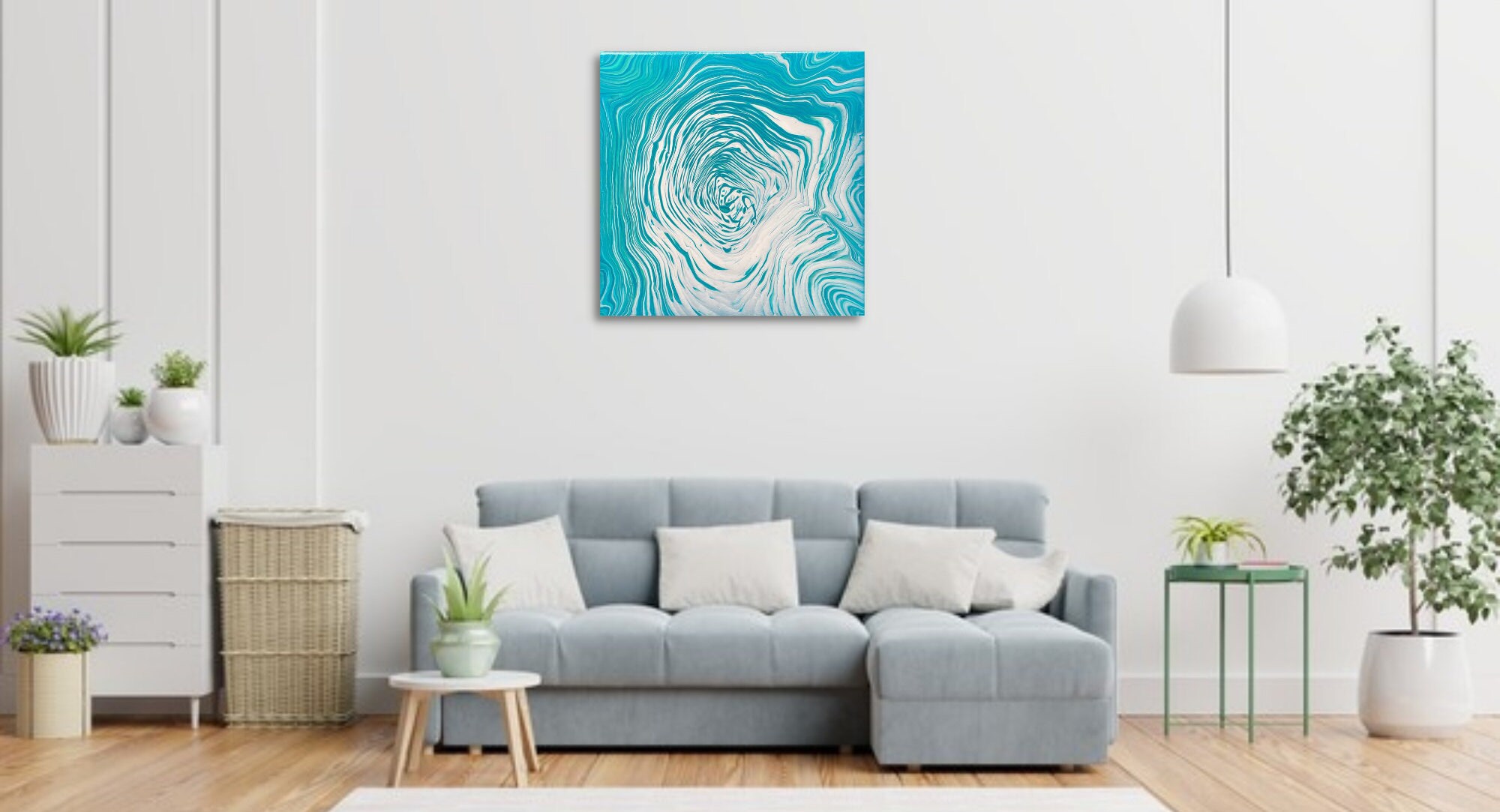 Shades Of Blue Wall Art Prints Printable Wall Art Original Etsy