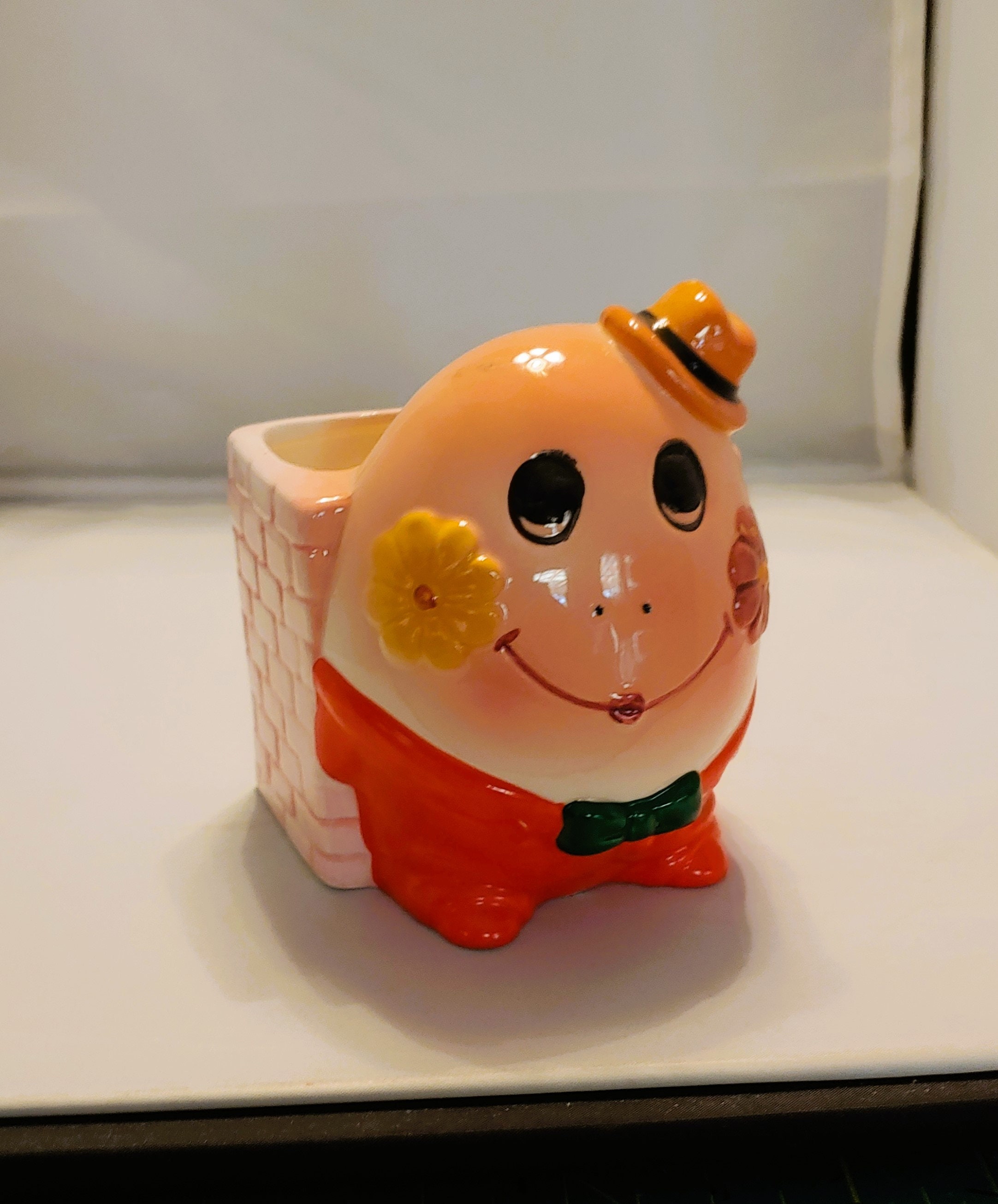 Vintage Humpty Dumpty, Ceramic Planter, Nursery Room Decor, Gift for ...