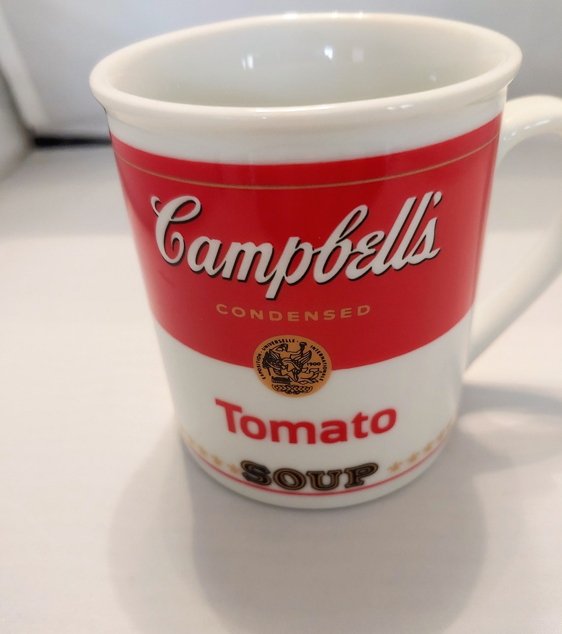 Campbell soup cup B 125th anniversary cup soup label cups Etsy