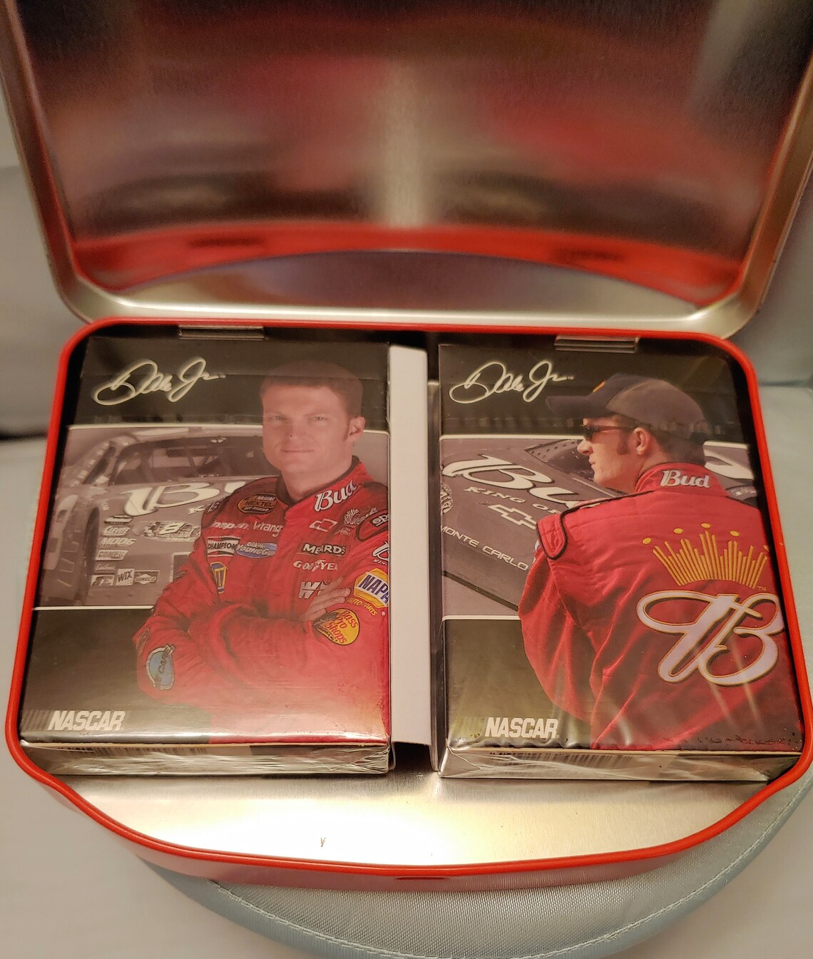 Budweiser Tin Dale Earnhardt Jr Playing Cards Double Deck Etsy