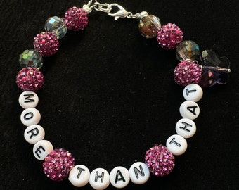 More Than That Boy Band Inspired Double Strand Friendship Bracelet with Clasp | 7.5 inch | Back | Concerts | Street | Boy Bands | AJ | Nick