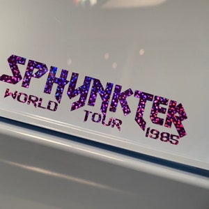 Sphynkter World Tour 1985 ビニール ステッカー | バックストリート | ニック カーター | ボーイ バンド | Just Want You To Know | alter ego