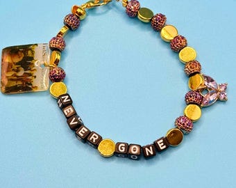 Never Gone  inspired friendship bracelet (7.5 inch) | Back | Concerts | Street | Boy Bands | AJ | Alex | Pop Music | Nick Howie AJ