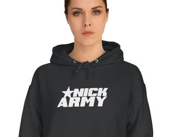 Nick Army Hoodie - Handmade | Back | 90s | Boy Bands | Boys | Retro | Fangirl | Carter Jonas