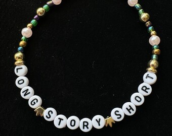 Long Story Short Anklet | Taylor Bracelets | Songs | Beaded Bracelet | Version | Tour | Midnights