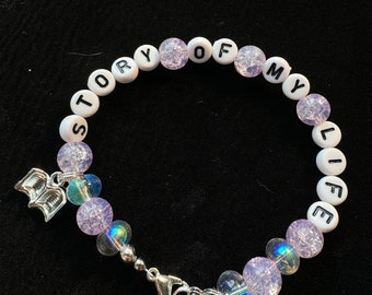 Story of My Life Boy Band Inspired Friendship Bracelet | 7.5 inch | One | Harry | Pop Music | Jewelry