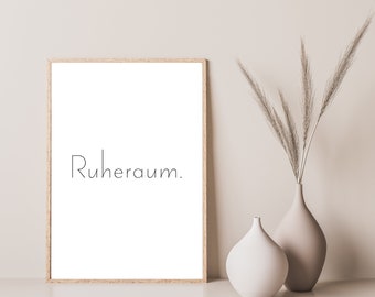 Poster relaxation room mural, print, print, digital print, statement sauna picture, relaxation room, relaxation, sauna, poster